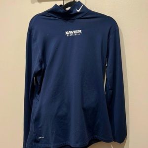 Nike Dri-Fit Xavier Basketball Long-Sleeve Shirt